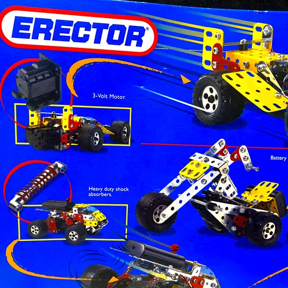 ERECTOR EVOLUTION SET 2 VTG 1995 CONSTRUCTION METAL SYSTEM IN ORIGINAL BOX - Picture 10 of 16